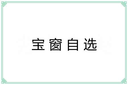 宝窗自选